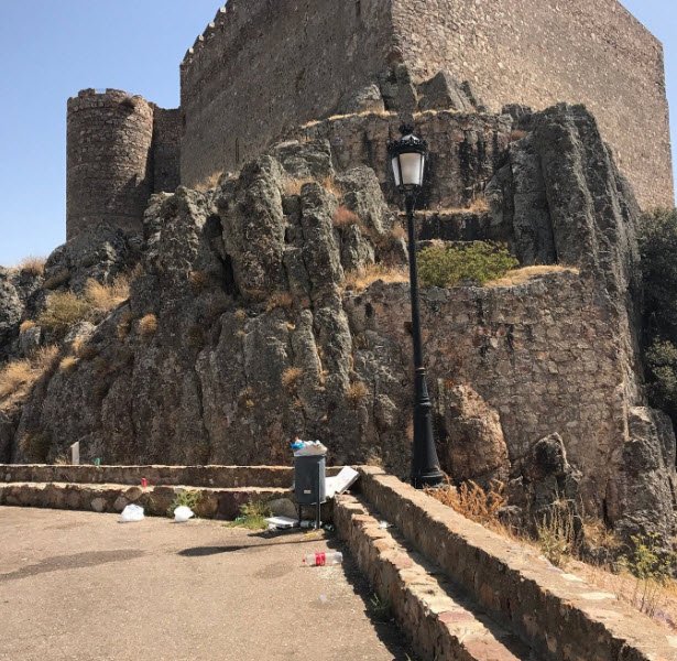 Castle Puebla de Alcocer, Spain